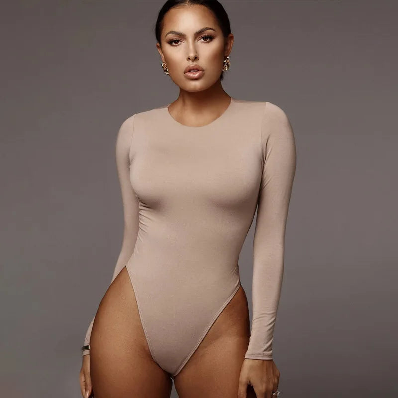 DivineCurve™ Luxe Contour Long Sleeve Bodysuit
