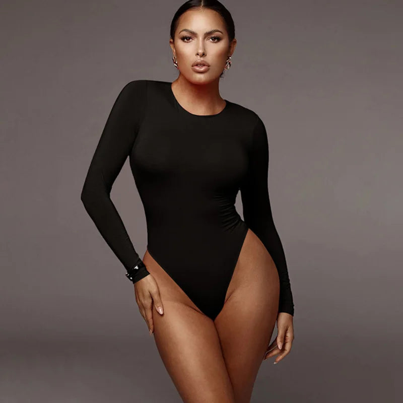 DivineCurve™ Luxe Contour Long Sleeve Bodysuit