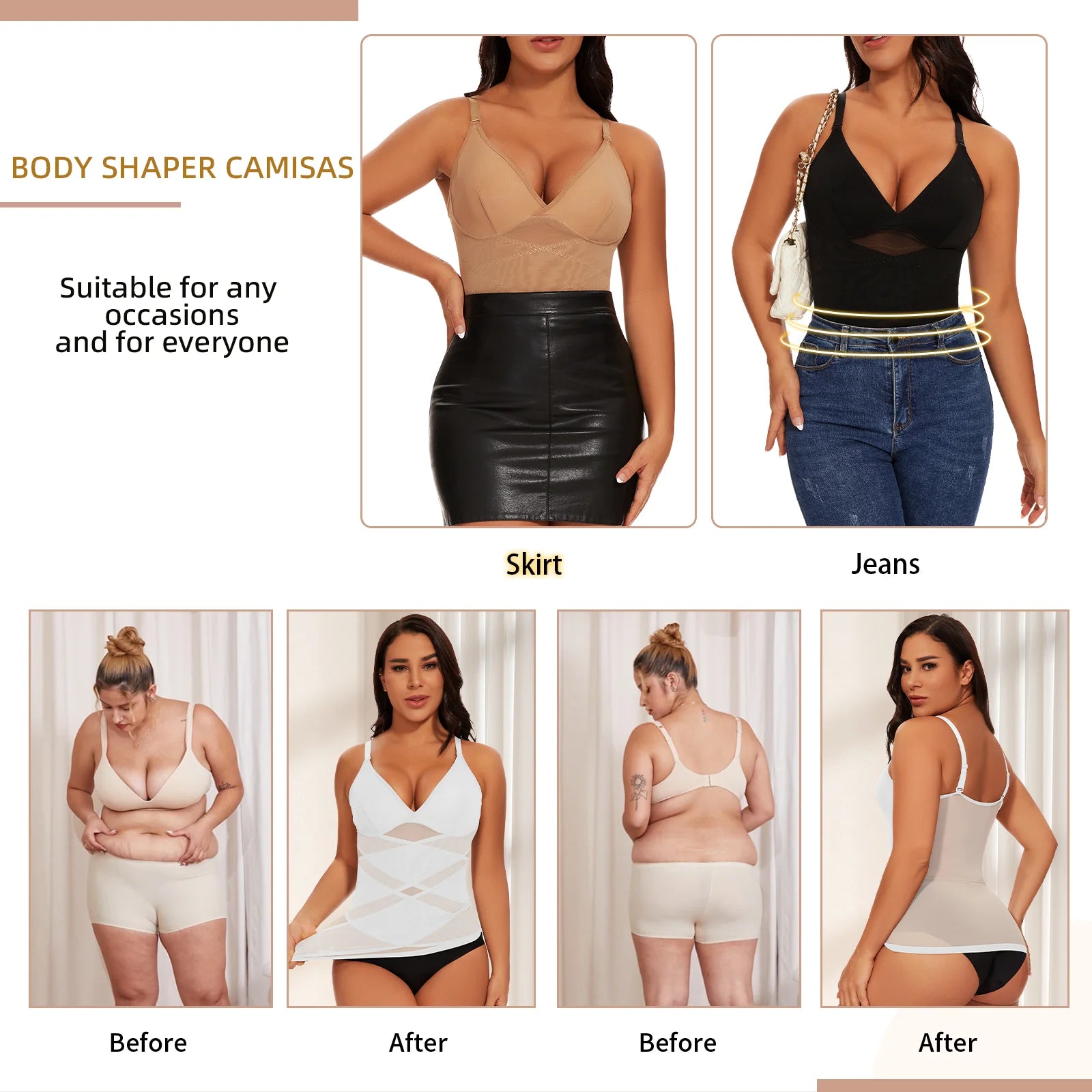 DivineCurve™ Women’s V-Neck Compression Top