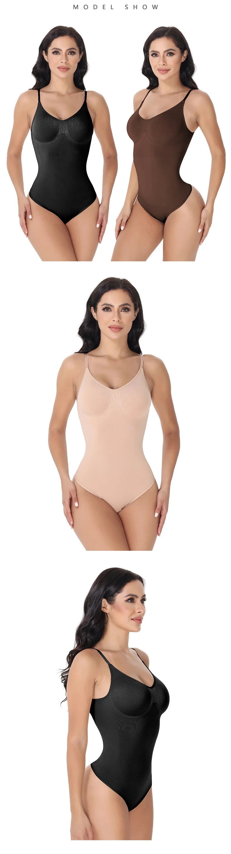 DivineCurve™ Smooth Sculpt V-Neck Bodysuit